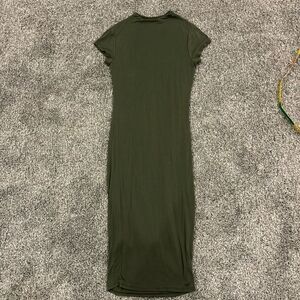 Vibe Olive Green Midi Dress